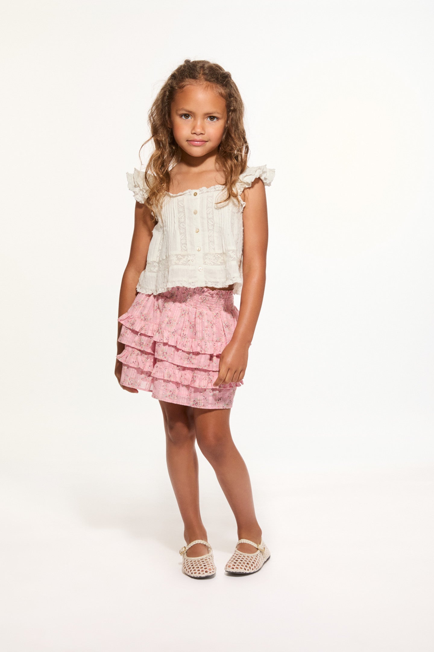 Girls Billie Upcycled Cotton Skirt