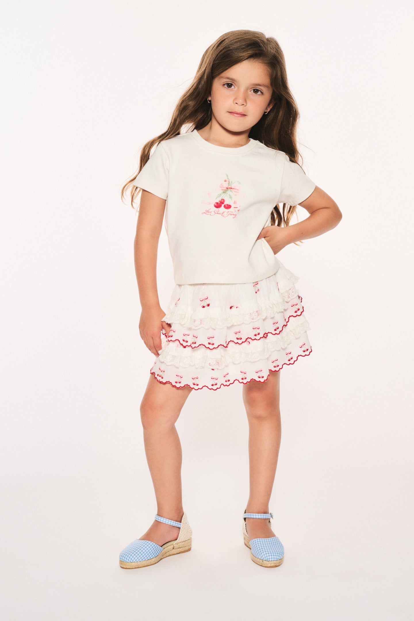 Girls Briella Cherry Tee