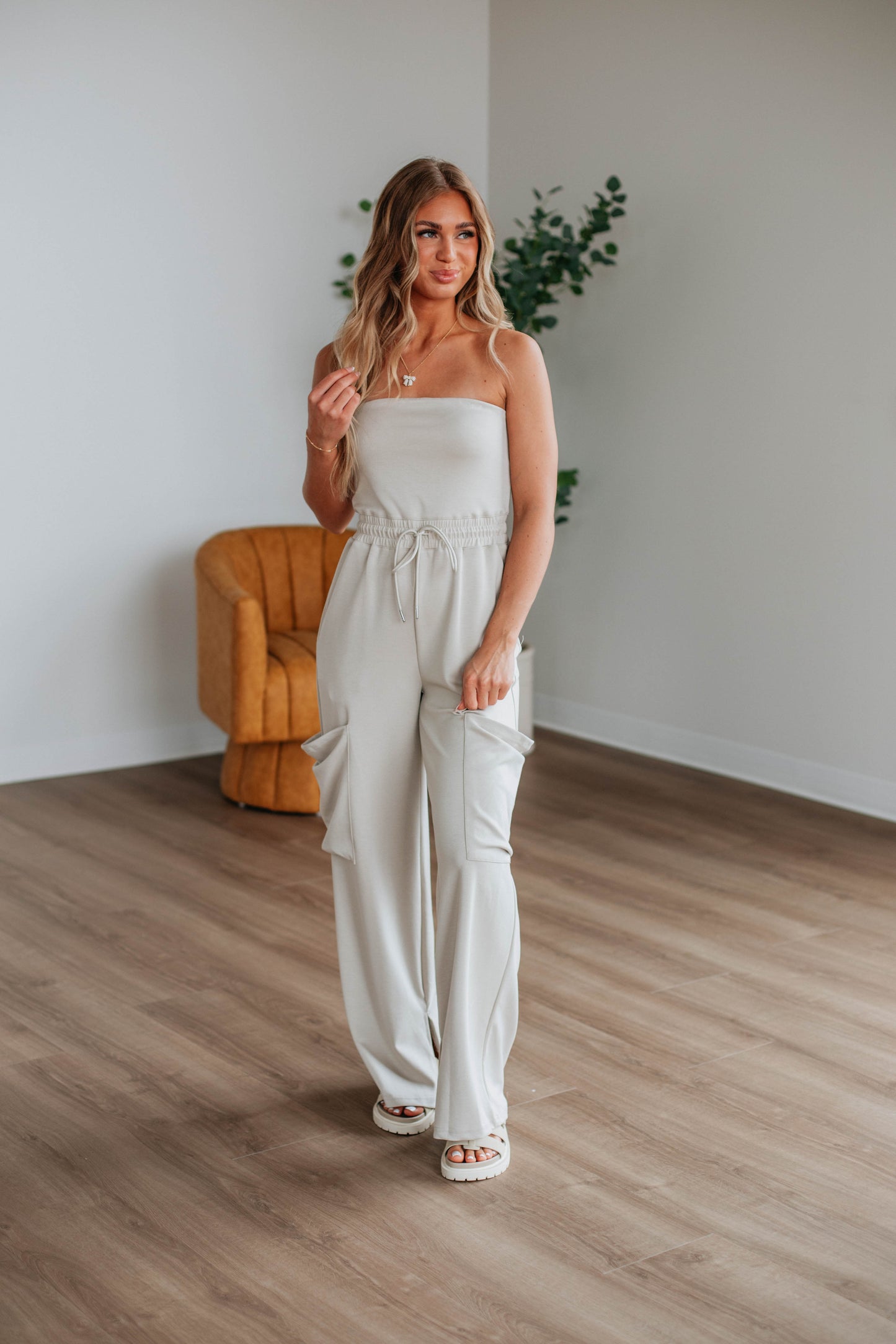 Nevena Jumpsuit - Beige