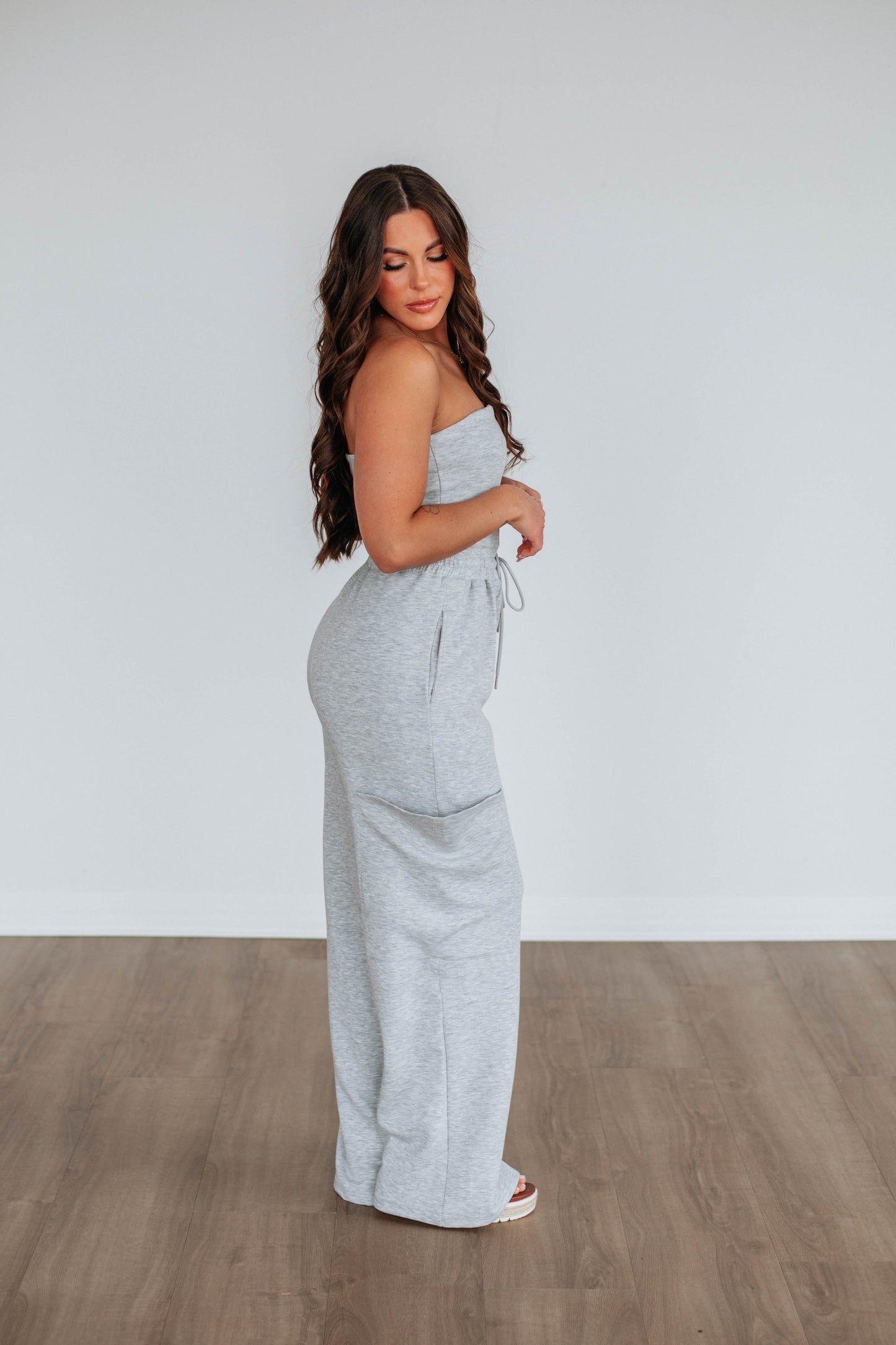 Nevena Jumpsuit - Heather Grey