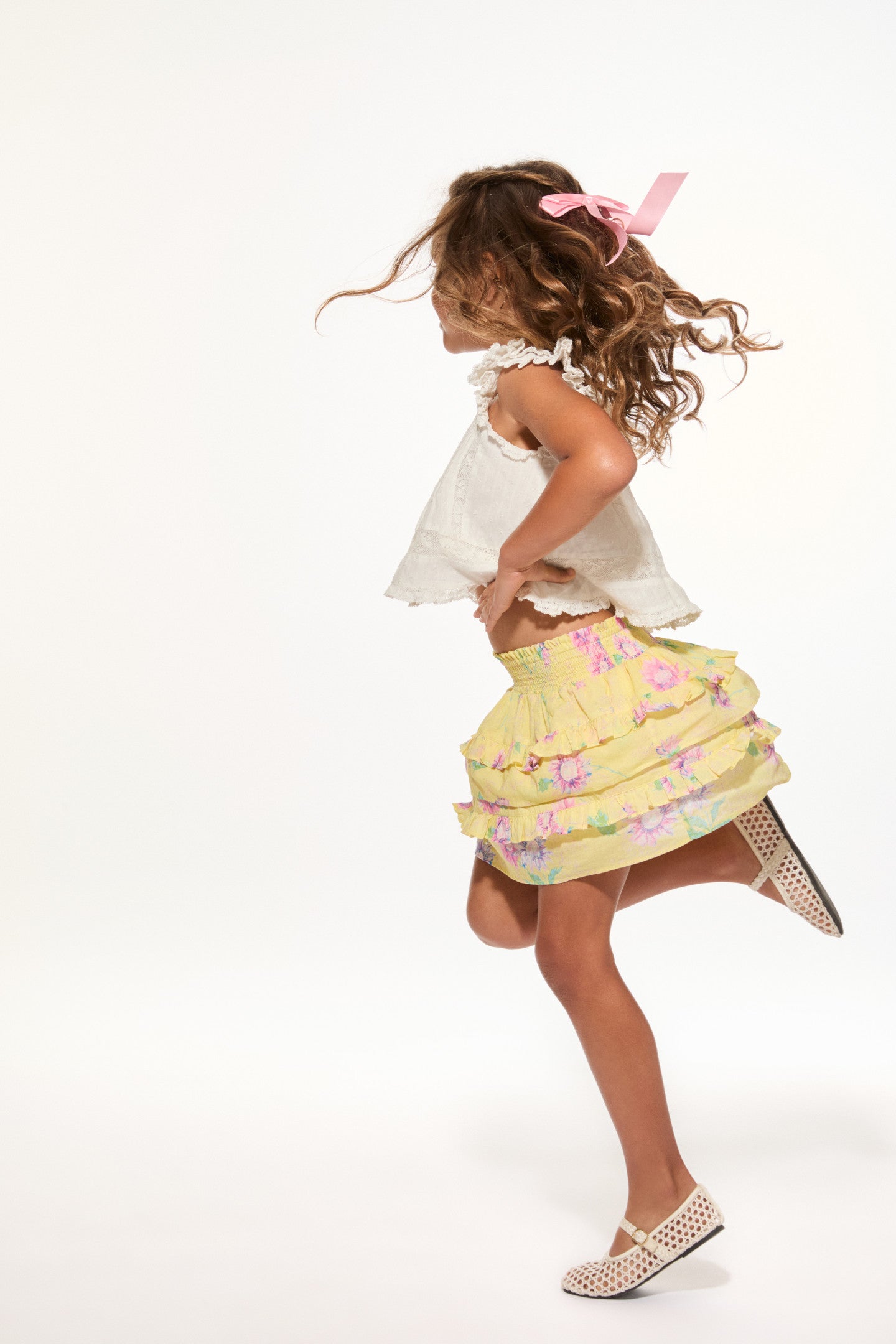 Girls Billie Upcycled Cotton Skirt