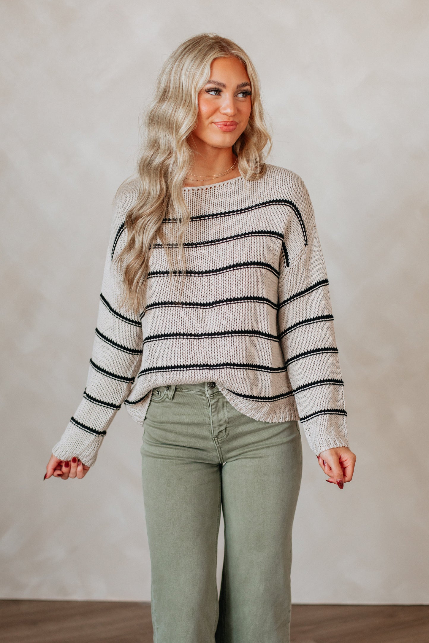 Shayna Striped Sweater