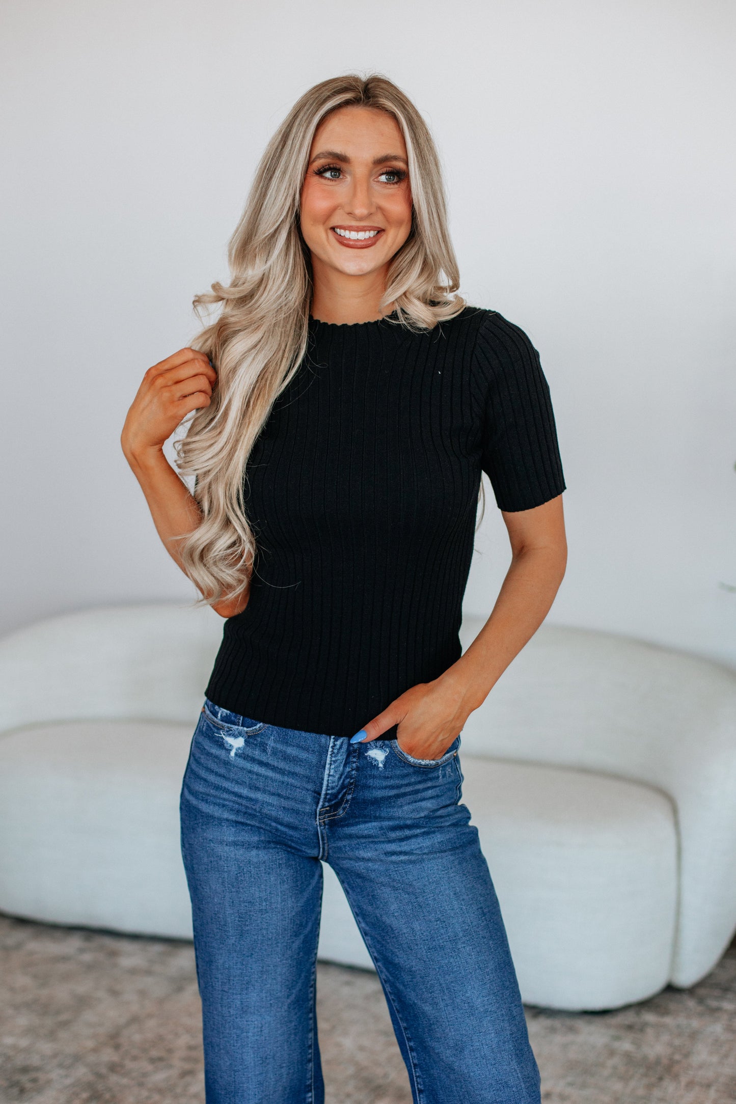 Rosa Ribbed Top