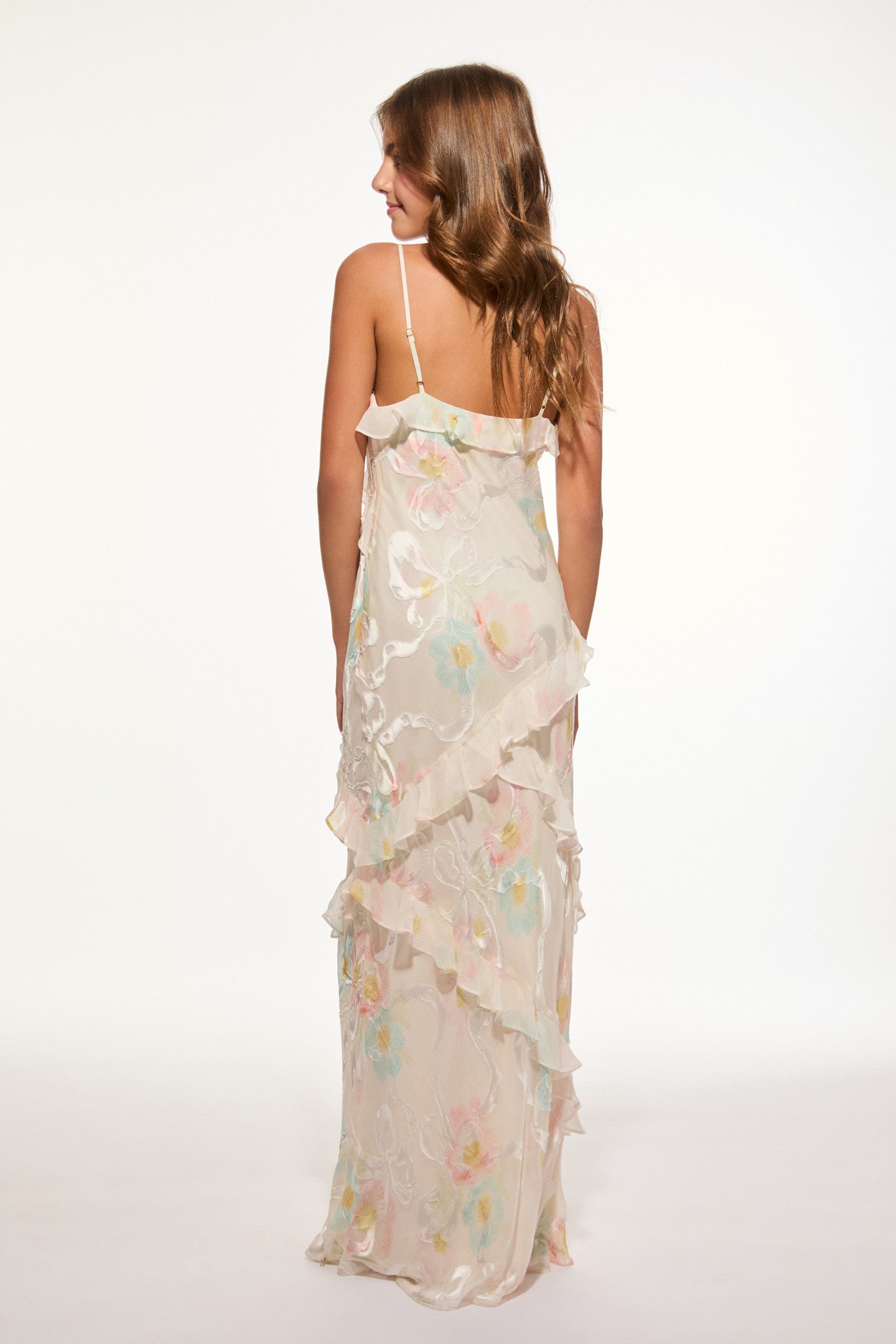 Girls Mini Rialto Silk-Blend Dress